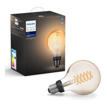 LED Hämardatav pirn Philips Hue WHITE FILAMENT G93 E27/7W/230V 2100K