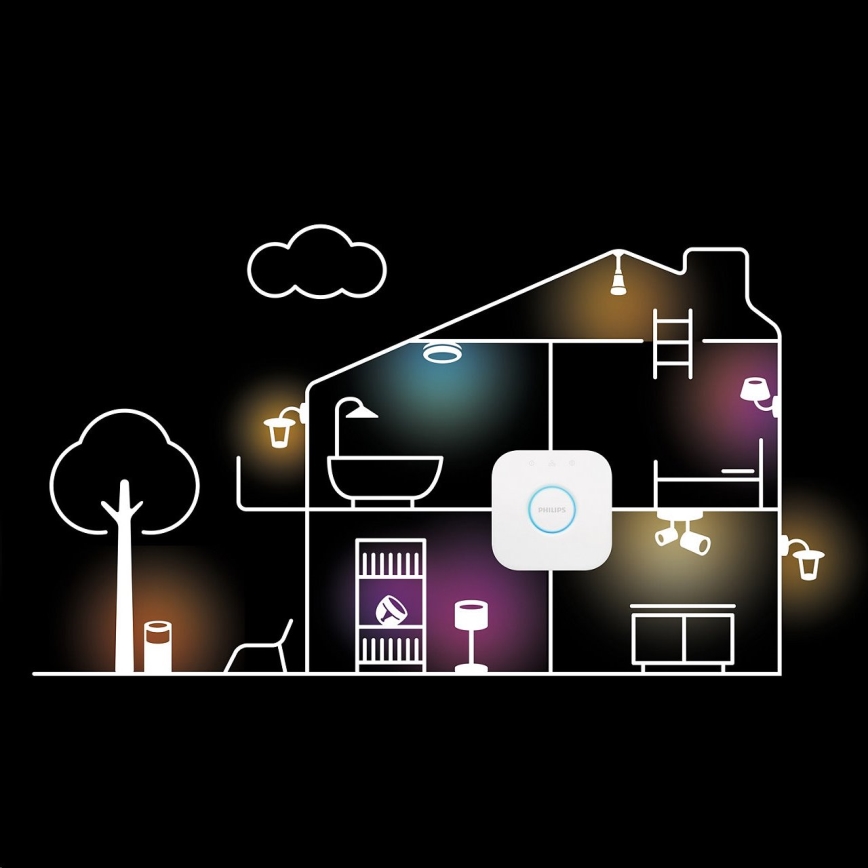 LED Hämardatav pirn Philips Hue WHITE FILAMENT ST64 E27/7W/230V 2100K