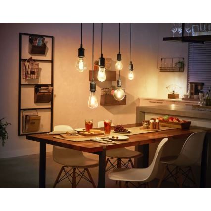 LED Hämardatav pirn Philips Hue WHITE FILAMENT ST64 E27/7W/230V 2100K