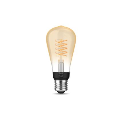 LED Hämardatav pirn Philips Hue WHITE FILAMENT ST64 E27/7W/230V 2100K