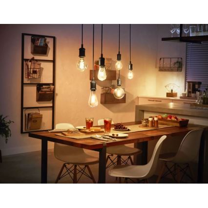 LED Hämardatav pirn Philips Hue WHITE FILAMENT ST72 E27/7W/230V 2100K