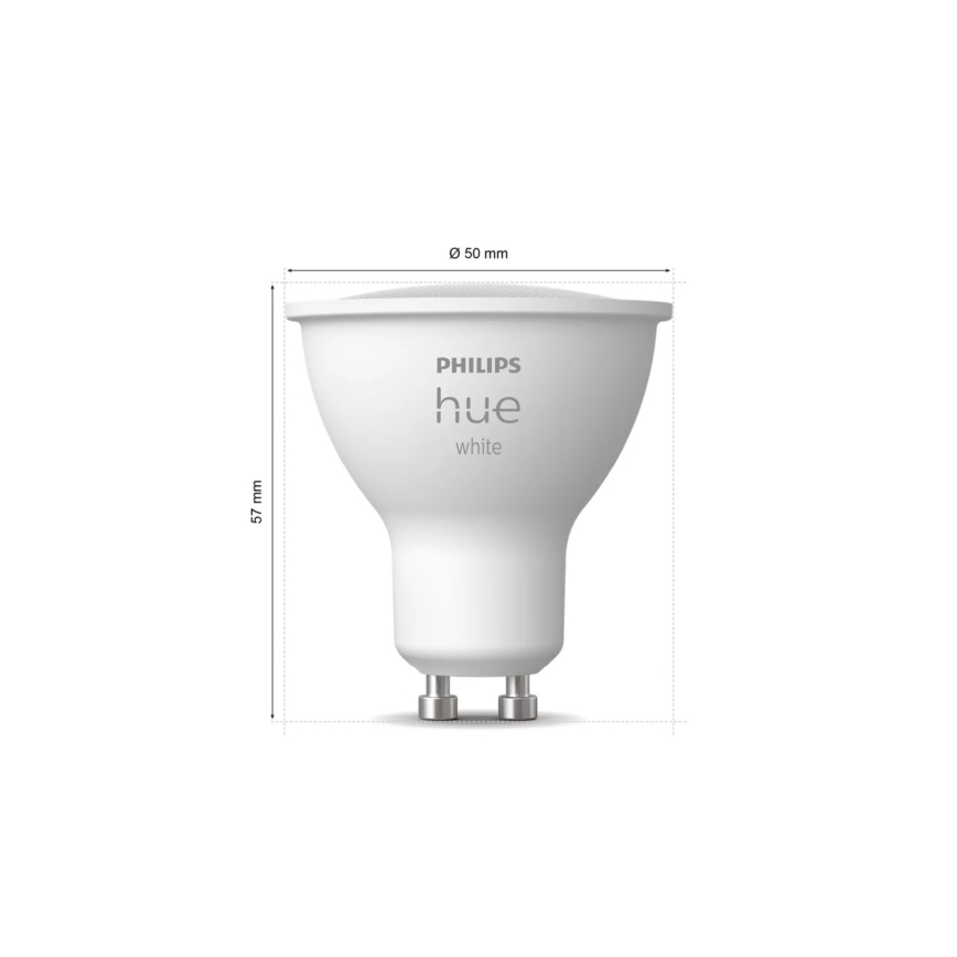 LED Hämardatav pirn Philips Hue WHITE GU10/4,2W/230V 2700K