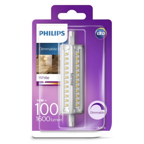 LED Hämardatav pirn Philips R7s/14W/230V 3000K 118mm