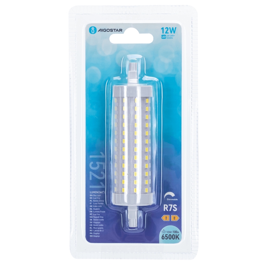 LED Hämardatav pirn R7s/12W/230V 6500K - Aigostar