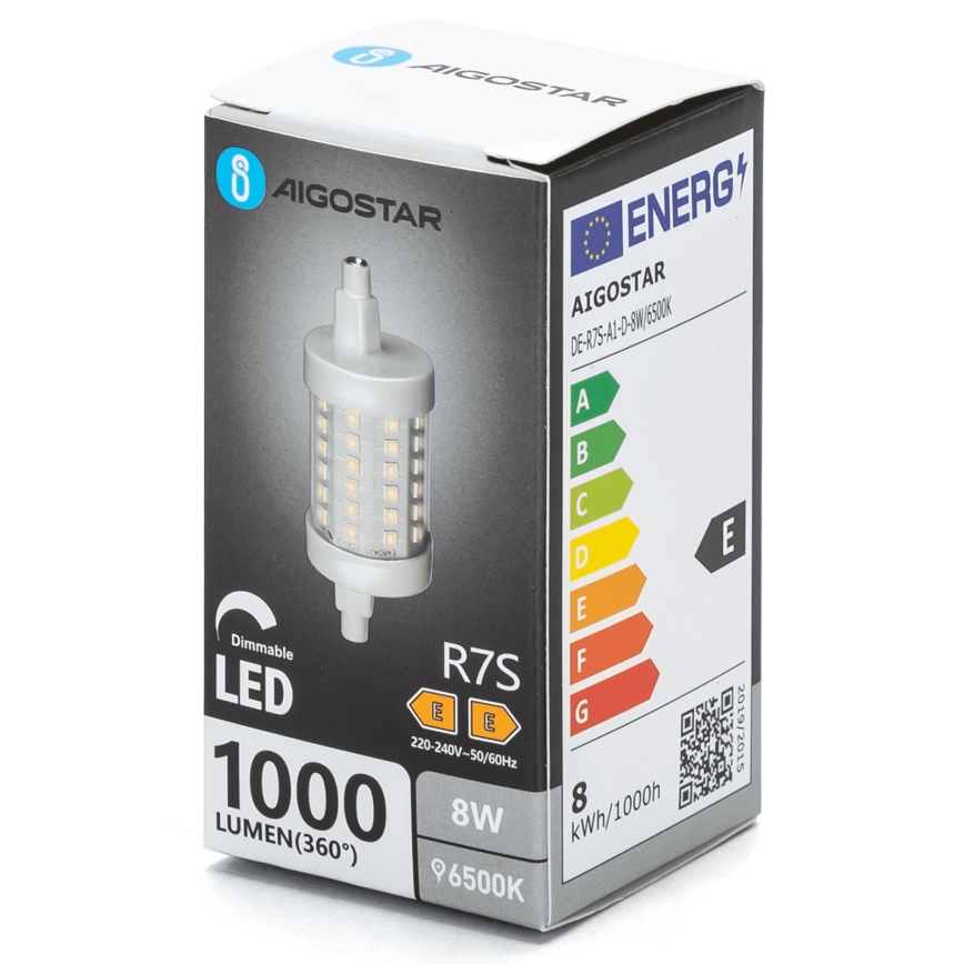 LED Hämardatav pirn R7s/8W/230V 6500K - Aigostar