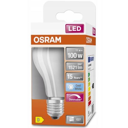 LED Hämardatav pirn RETROFIT A60 E27/11W/230V 4000K - Osram