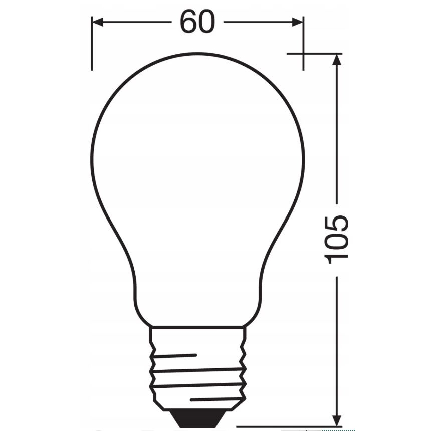 LED Hämardatav pirn RETROFIT A60 E27/11W/230V 4000K - Osram