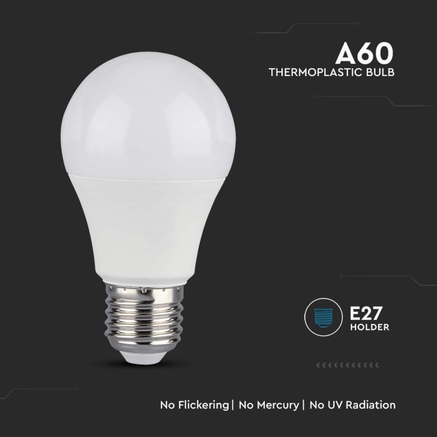 LED Hämardatav pirn SAMSUNG CHIP A60 E27/11W/230V 3000K