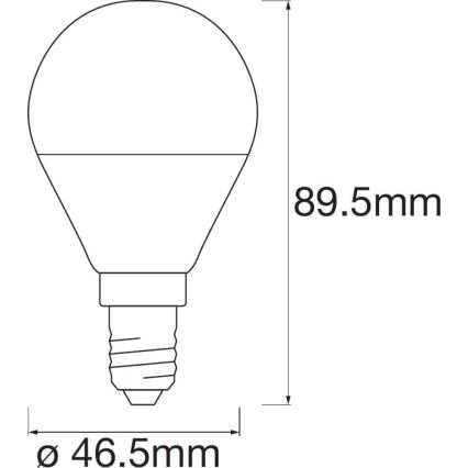 LED Hämardatav pirn SMART+ E14/5W/230V 2,700K-6,500K Wi-Fi - Ledvance