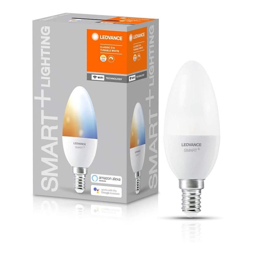 LED Hämardatav pirn SMART+ E14/5W/230V 2,700K-6,500K Wi-Fi - Ledvance