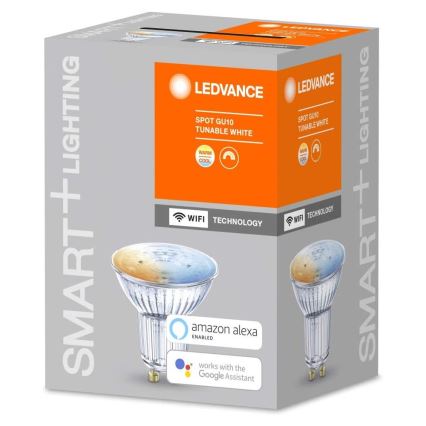 LED Hämardatav pirn SMART+ GU10/5W/230V 2,700K-6,500K Wi-Fi - Ledvance