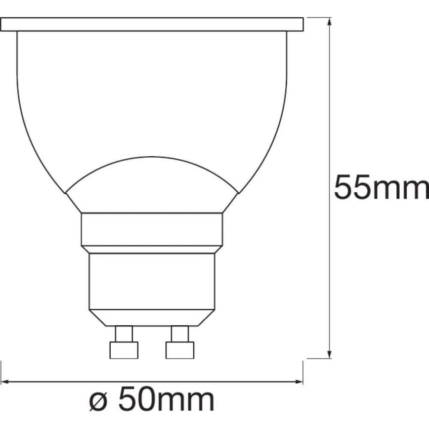 LED Hämardatav pirn SMART+ GU10/5W/230V 2,700K Wi-Fi - Ledvance