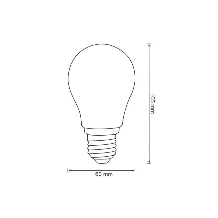 LED Hämardatav pirn VINTAGE A60 E27/7W/230V 2700-6500K Wi-fi Tuya