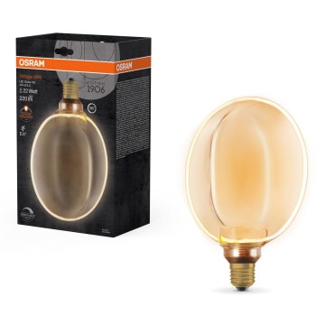 LED hämardatav pirn VINTAGE E27/4W/230V 1800K kuldne - Osram