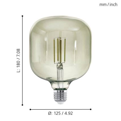 LED Hämardatav pirn VINTAGE E27/4W/230V 3000K  - Eglo 12597