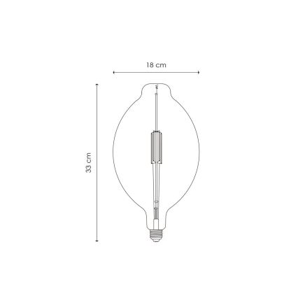 LED Hämardatav pirn VINTAGE EDISON E27/4W/230V 3000K