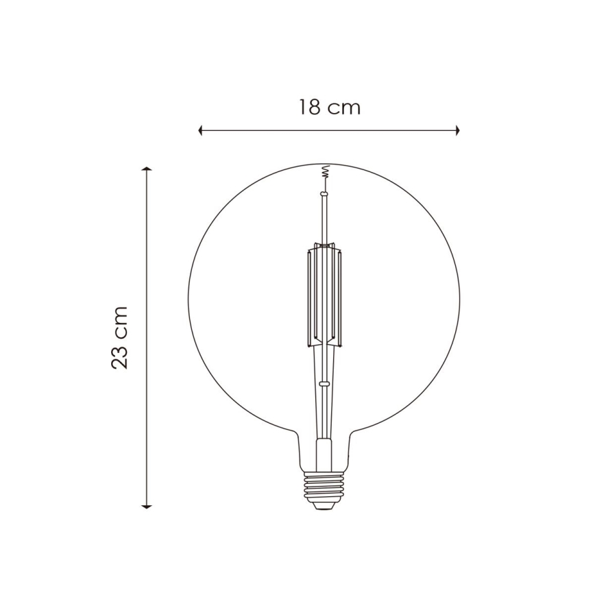 LED Hämardatav pirn VINTAGE EDISON G180 E27/4W/230V 2700K