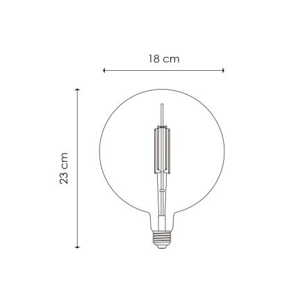 LED Hämardatav pirn VINTAGE EDISON G180 E27/4W/230V 2700K