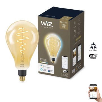 LED Hämardatav pirn VINTAGE FILAMENT PS160 E27/6,5W/230V 2000-5000K CRI 90 Wi-Fi -WiZ