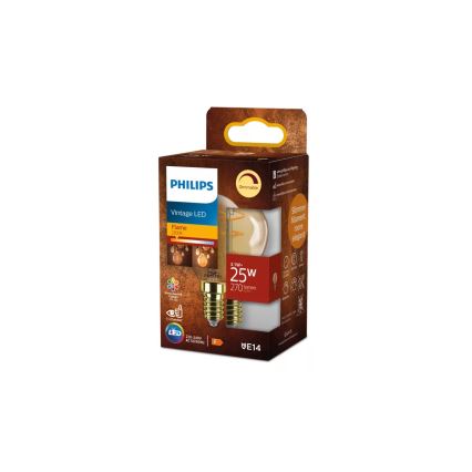 LED hämardatav pirn VINTAGE Philips P45 E14/3,1W/230V 2200K