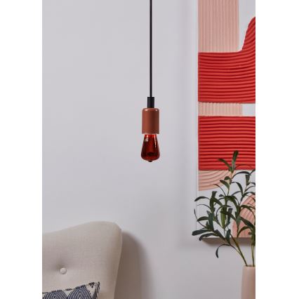 LED hämardatav pirn VINTAGE ST48 E27/4W/230V 2000K punane - Eglo 110199