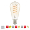LED Hämardatav pirn VINTAGE ST64 E27/4W/230V 2200K - STEPDIMMING - Eglo 12522