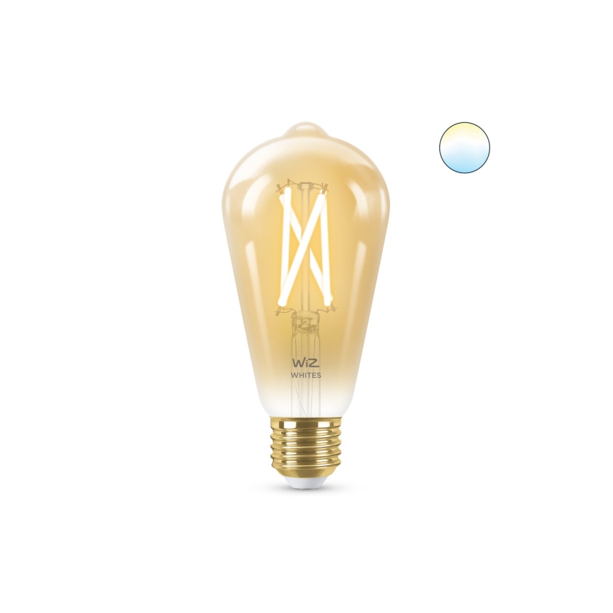 LED Hämardatav pirn VINTAGE FILAMENT ST64 E27/7W/230V 2000-5000K CRI 90 Wi-Fi - WiZ