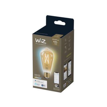 LED Hämardatav pirn VINTAGE FILAMENT ST64 E27/7W/230V 2000-5000K CRI 90 Wi-Fi - WiZ