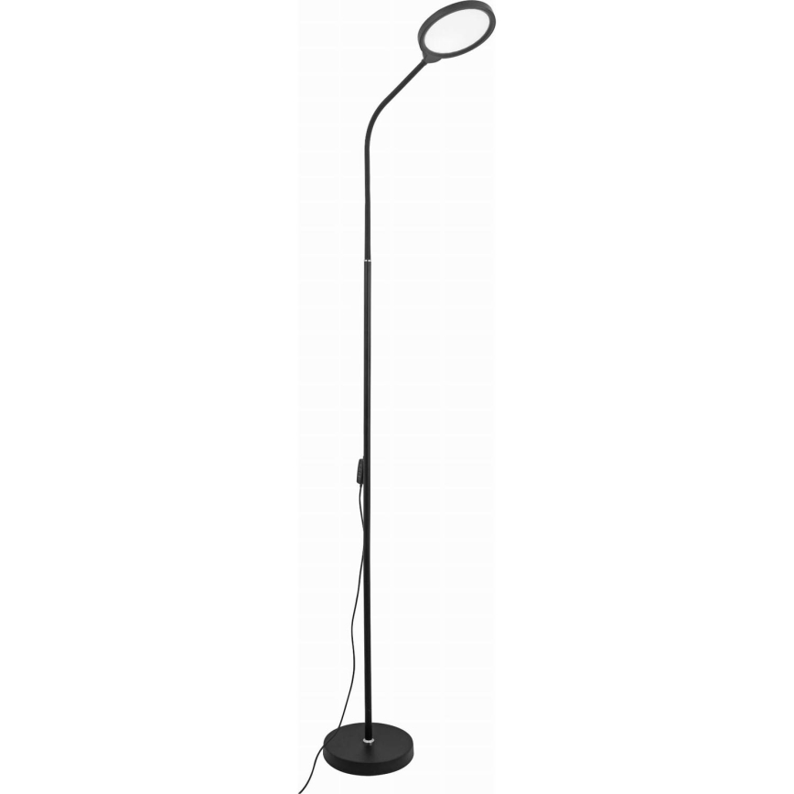 LED Hämardatav põrandalamp 2in1 LED/10W/230V 3000-4500-6500K must