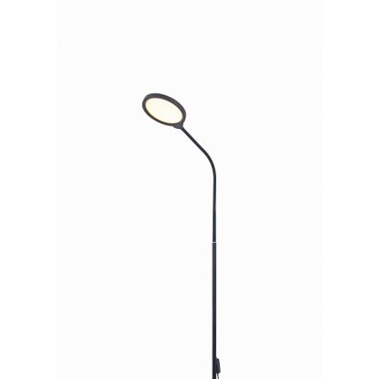 LED Hämardatav põrandalamp 2in1 LED/10W/230V 3000-4500-6500K must