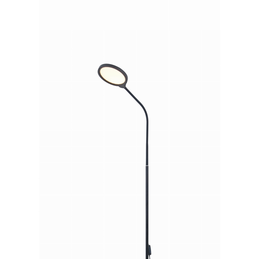 LED Hämardatav põrandalamp 2in1 LED/10W/230V 3000-4500-6500K must