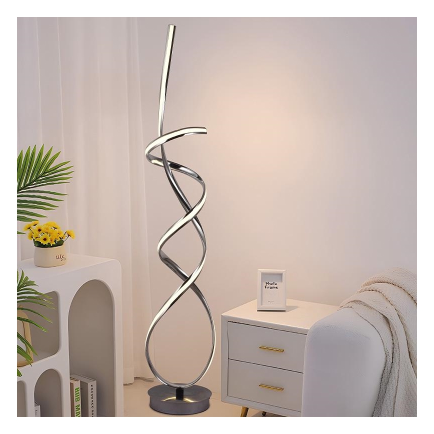 LED Hämardatav põrandalamp LED/80W/230V 3000-6500K + kaugjuhtimispult