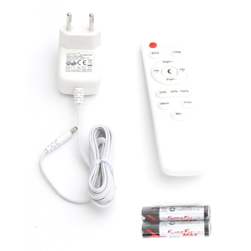 LED Hämardatav põrandalamp LED/9W/230V 3000-6500K valge + kaugjuhtimispult