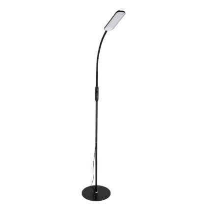 LED Hämardatav põrandalamp TEILO LED/10W/230V 3000/4000/6500K must + kaugjuhtimispult
