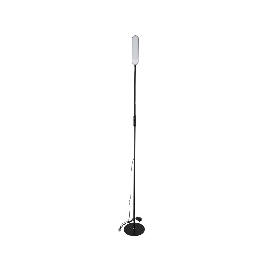 LED Hämardatav põrandalamp TEILO LED/10W/230V 3000/4000/6500K must + kaugjuhtimispult