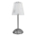 LED Hämardatav puutetundlik laetav laualamp ELBA LED/1,6W/800 mAh matt kroom/läbipaistev
