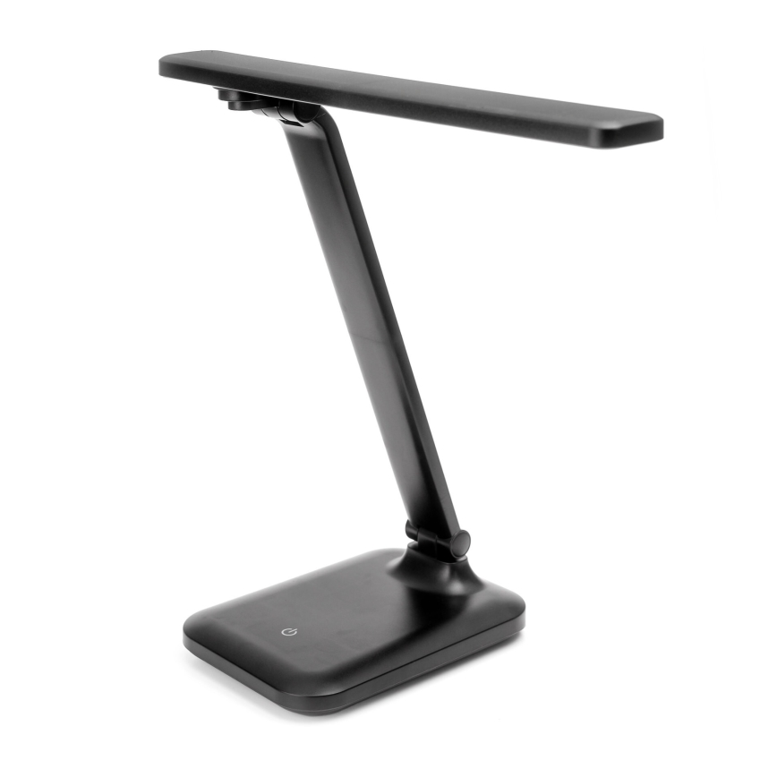 LED Hämardatav puutetundlik laualamp juhtmevaba laadimisega ja USB pesa REMUS LED/5W/230V must