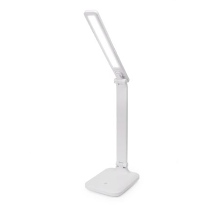 LED Hämardatav puutetundlik laualamp juhtmevaba laadimisega ja USB pesa REMUS LED/5W/230V valge