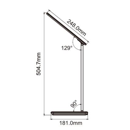 LED Hämardatav puutetundlik laualamp juhtmevaba laadimisega JOY LED/6W/230V+USB valge