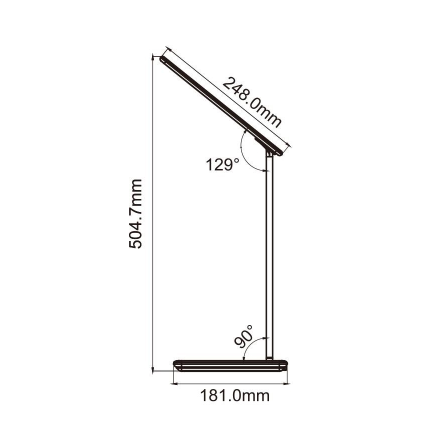 LED Hämardatav puutetundlik laualamp juhtmevaba laadimisega JOY LED/6W/230V+USB valge