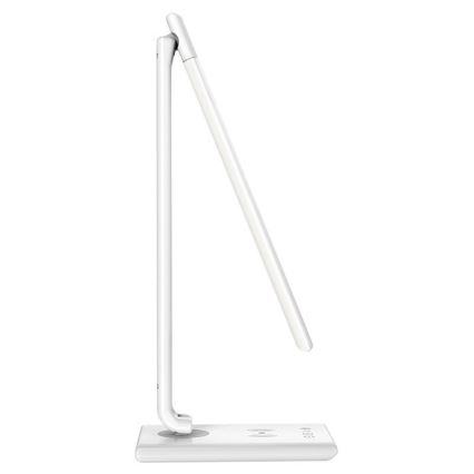 LED Hämardatav puutetundlik laualamp juhtmevaba laadimisega MEGGIE LED/8W/230V + USB