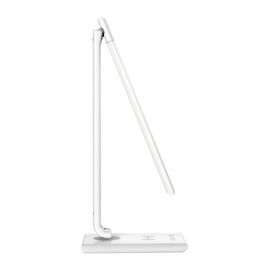 LED Hämardatav puutetundlik laualamp juhtmevaba laadimisega MEGGIE LED/8W/230V + USB