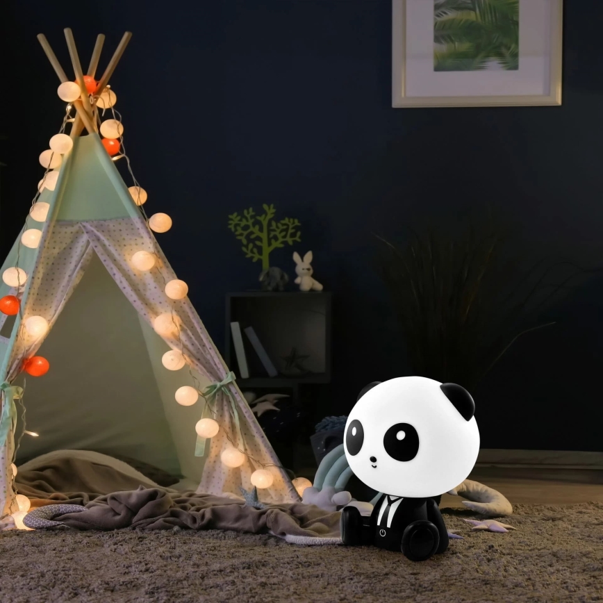 LED Hämardatav puutetundlik lamp lastetuppa PANDA LED/2,5W/3,7V 1200 mAh