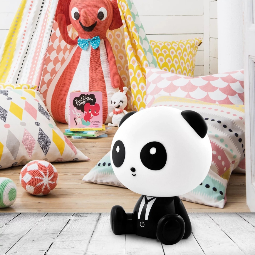 LED Hämardatav puutetundlik lamp lastetuppa PANDA LED/2,5W/3,7V 1200 mAh