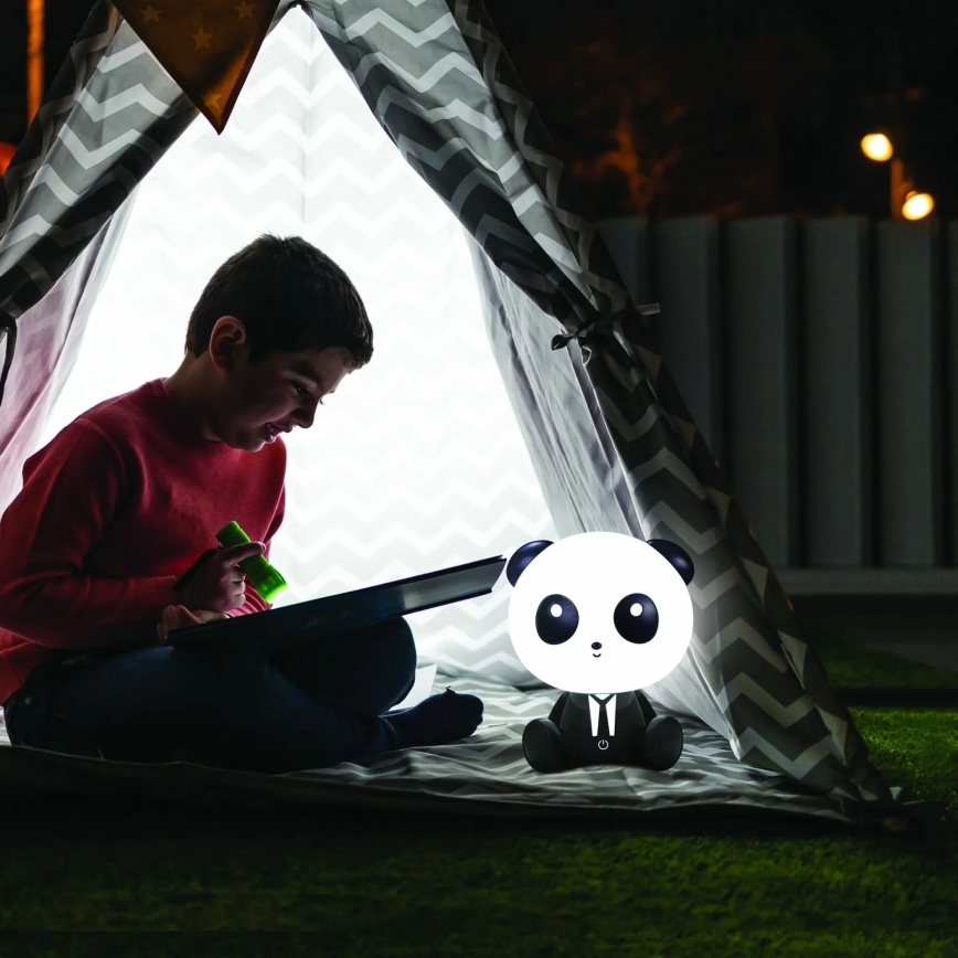 LED Hämardatav puutetundlik lamp lastetuppa PANDA LED/2,5W/3,7V 1200 mAh