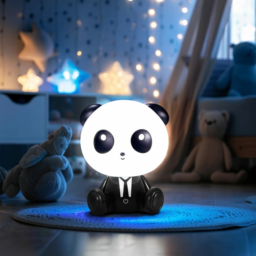 LED Hämardatav puutetundlik lamp lastetuppa PANDA LED/2,5W/3,7V 1200 mAh