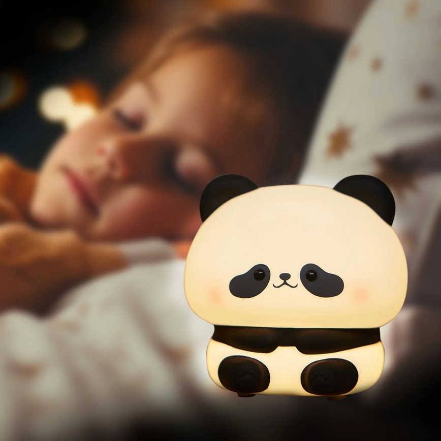 LED Hämardatav puutetundlik lamp lastetuppa PANDA LED/2W/3,7V 1200 mAh