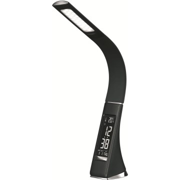 LED-hämardatav puutetundlik laualamp ekraaniga LED/7W/5V must