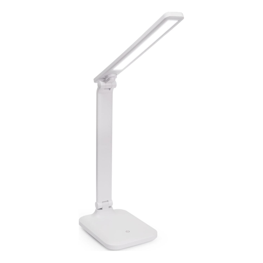 LED Hämardatav puutetundlik laualamp juhtmevaba laadimisega ja USB pesa REMUS LED/5W/230V valge