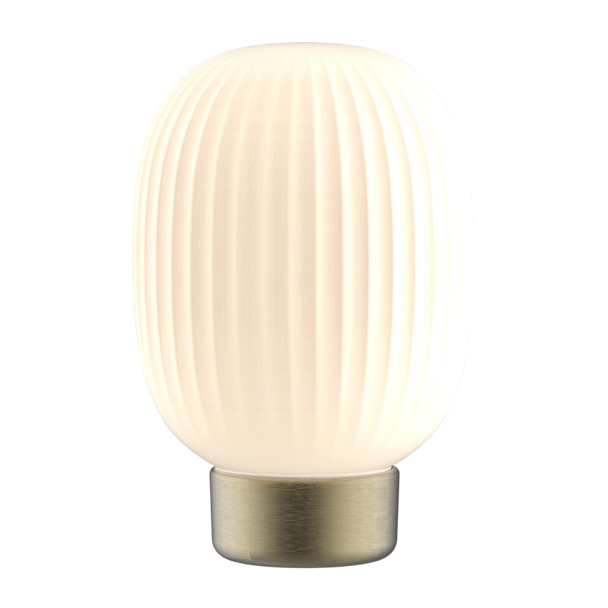 LED Hämardatav puutetundlik laualamp LATTE LED/1,8W/5V USB 2000 mAh kuldne/valge